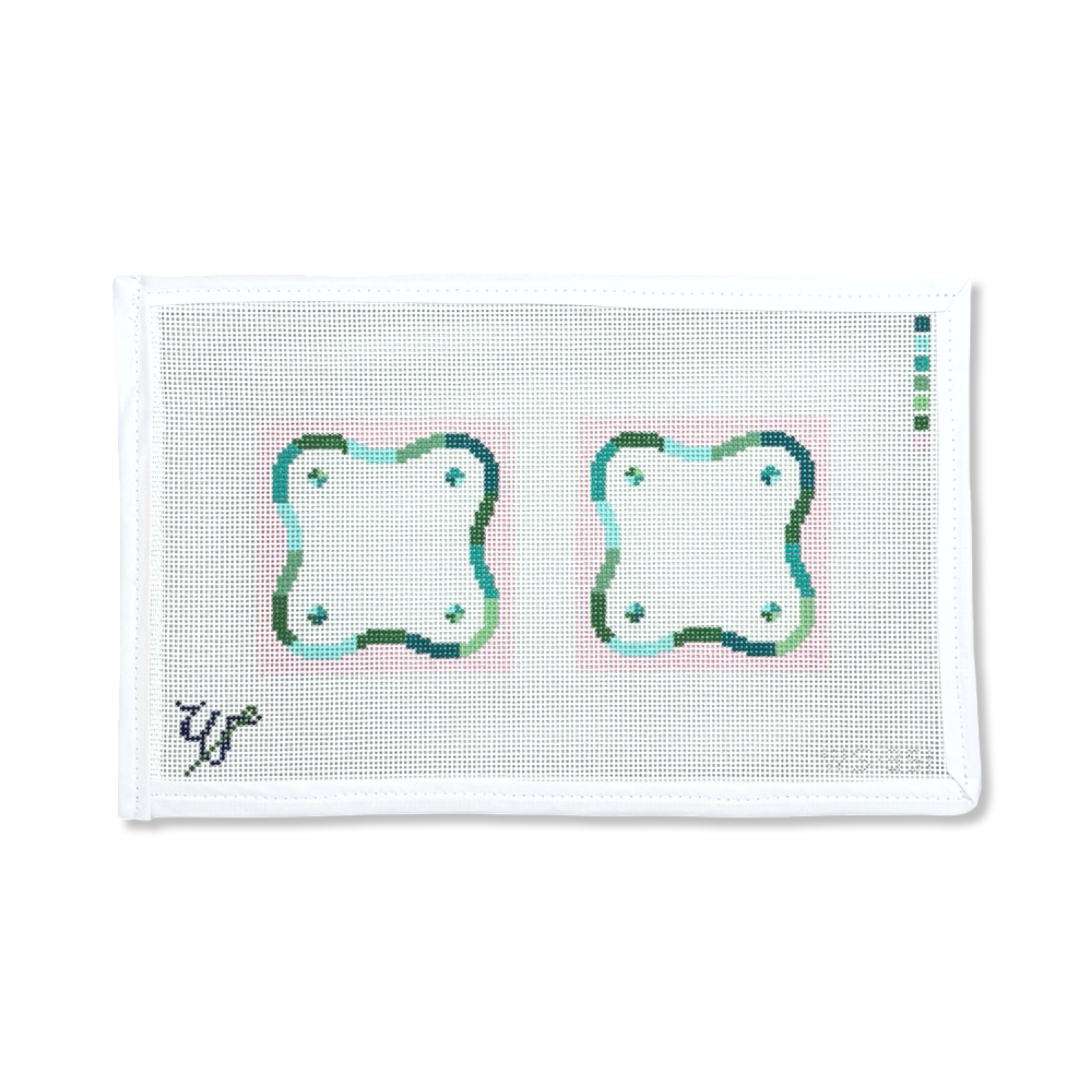 SQUIGGLE COASTER DUO SET - PALM BEACH