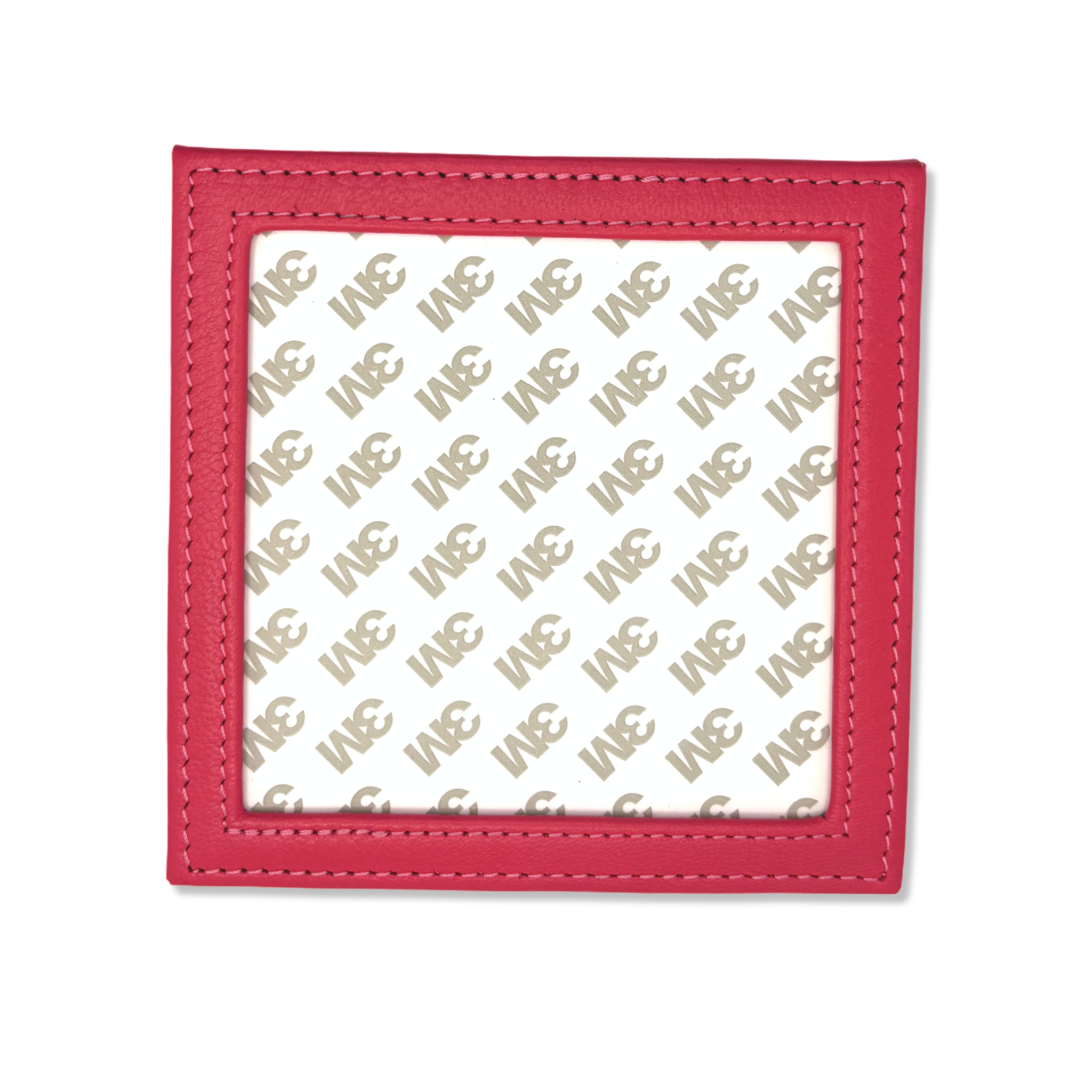 LEATHER SELF FINISHING SQUARE COASTER