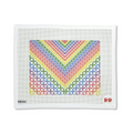 RAINBOW GEOMETRIC V PATTERN