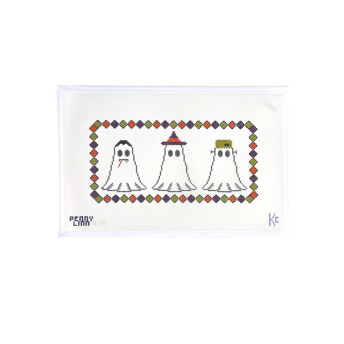 VINTAGE HALLOWEEN GHOSTS IN A ROW