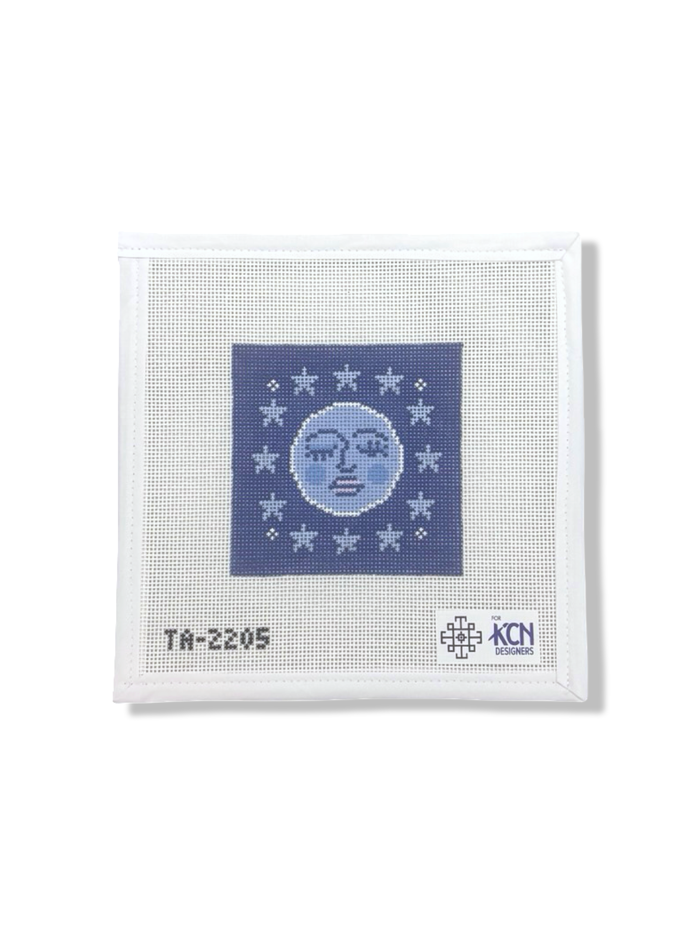 MOON NAVY SQUARE CANVAS