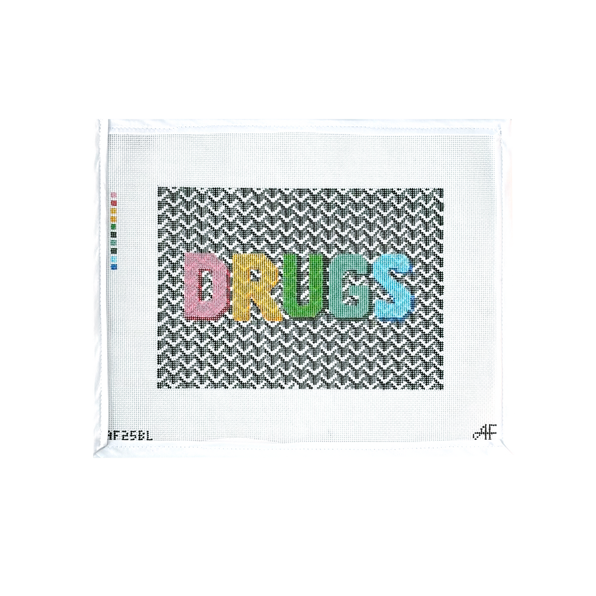 ALLOVER Y PATTERN BLACK CLUTCH - DRUGS