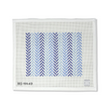 HERRINGBONE CLUTCH - BLUE