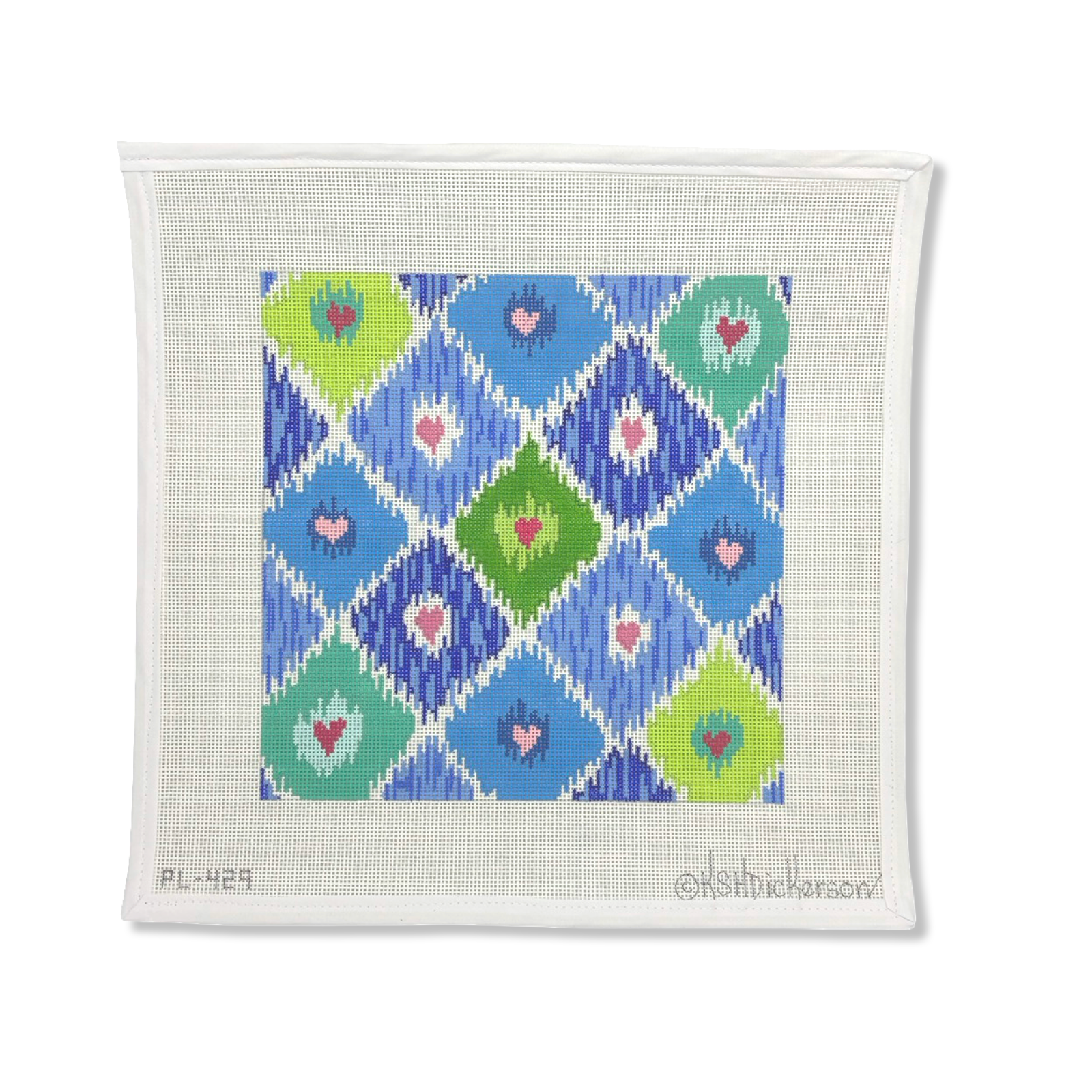 IKAT DIAMONDS WITH HEARTS