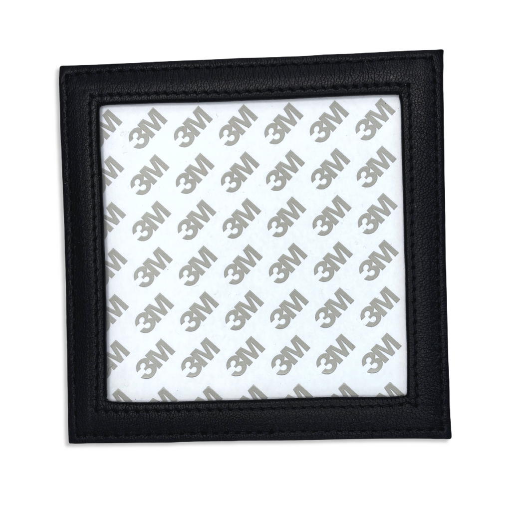 LEATHER SELF FINISHING SQUARE COASTER