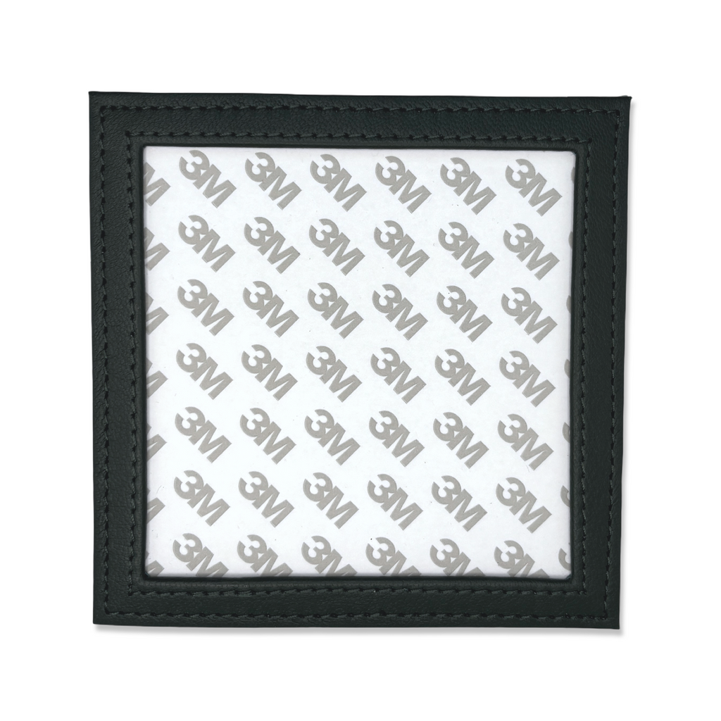 LEATHER SELF FINISHING SQUARE COASTER