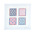 MIXED IKAT COASTER SET