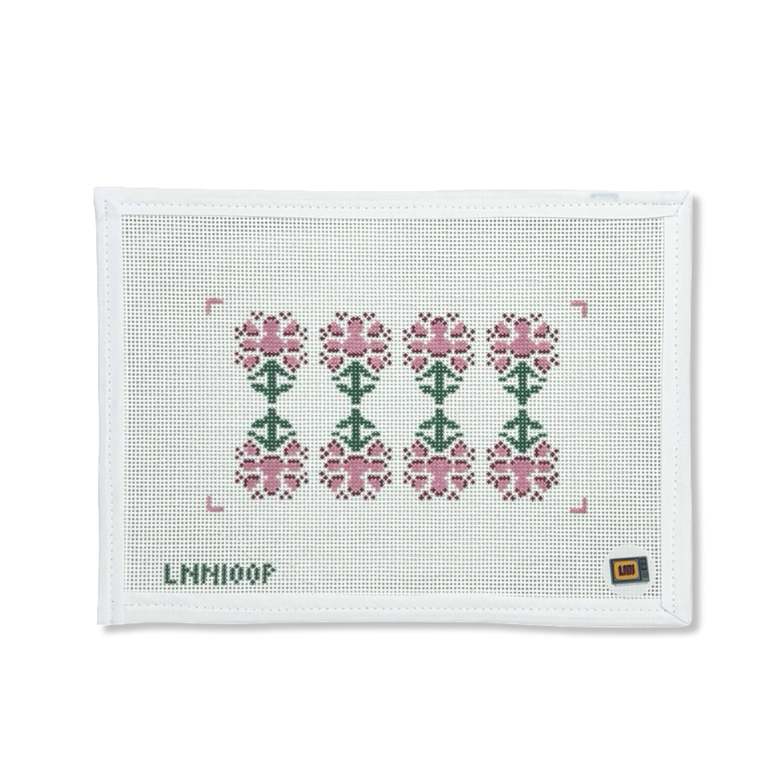 PINK BLOCK PRINT FLORAL INSERT