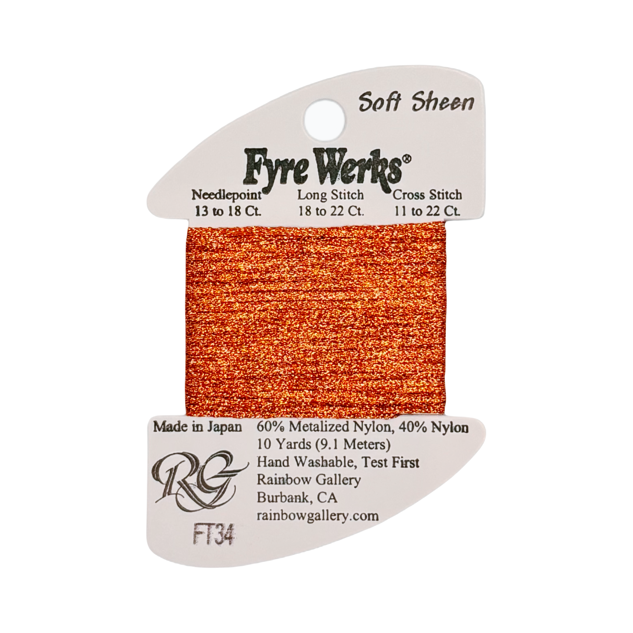 FYRE WERKS RED ORANGE FT34