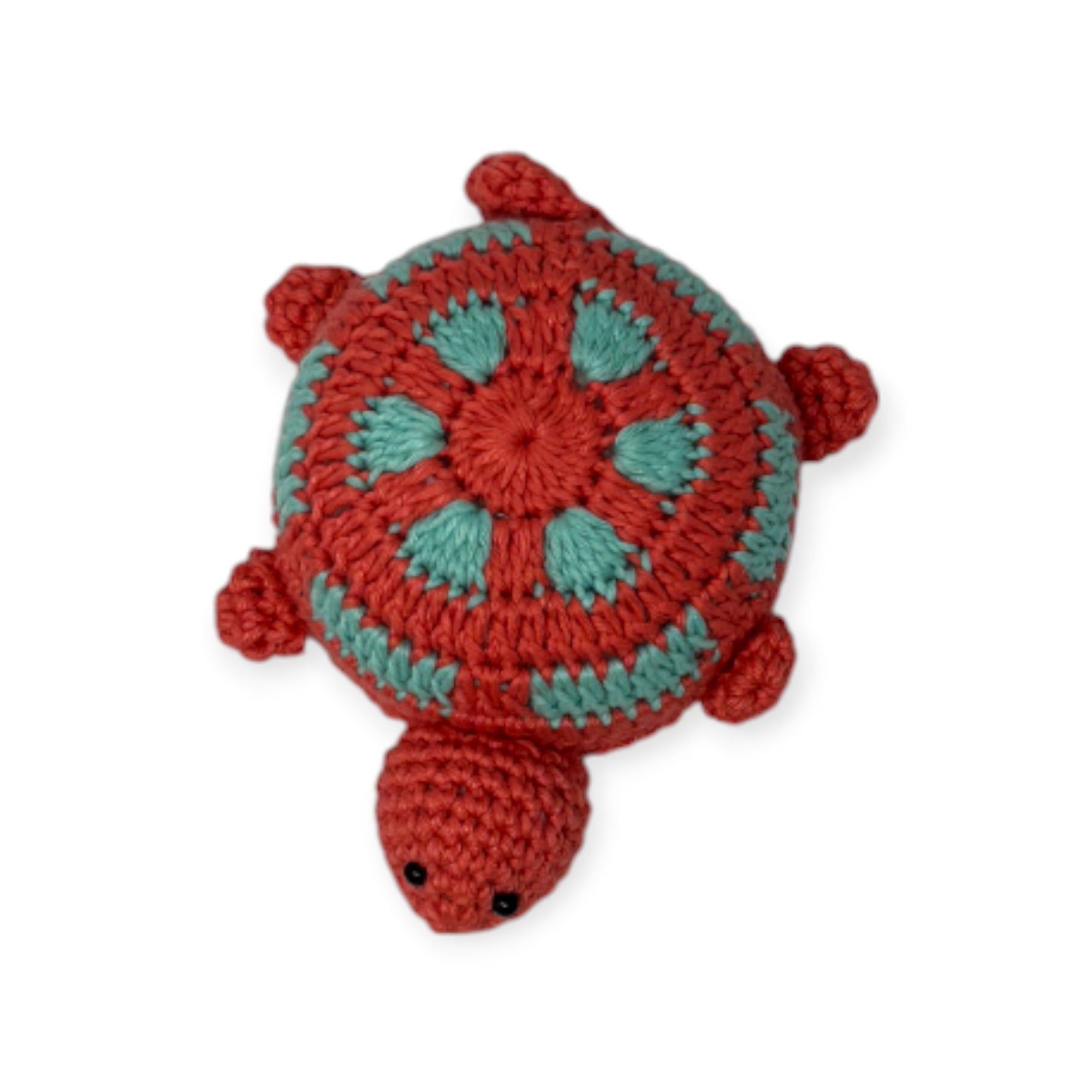 CROCHETED TURTLE MEASURING TAPE