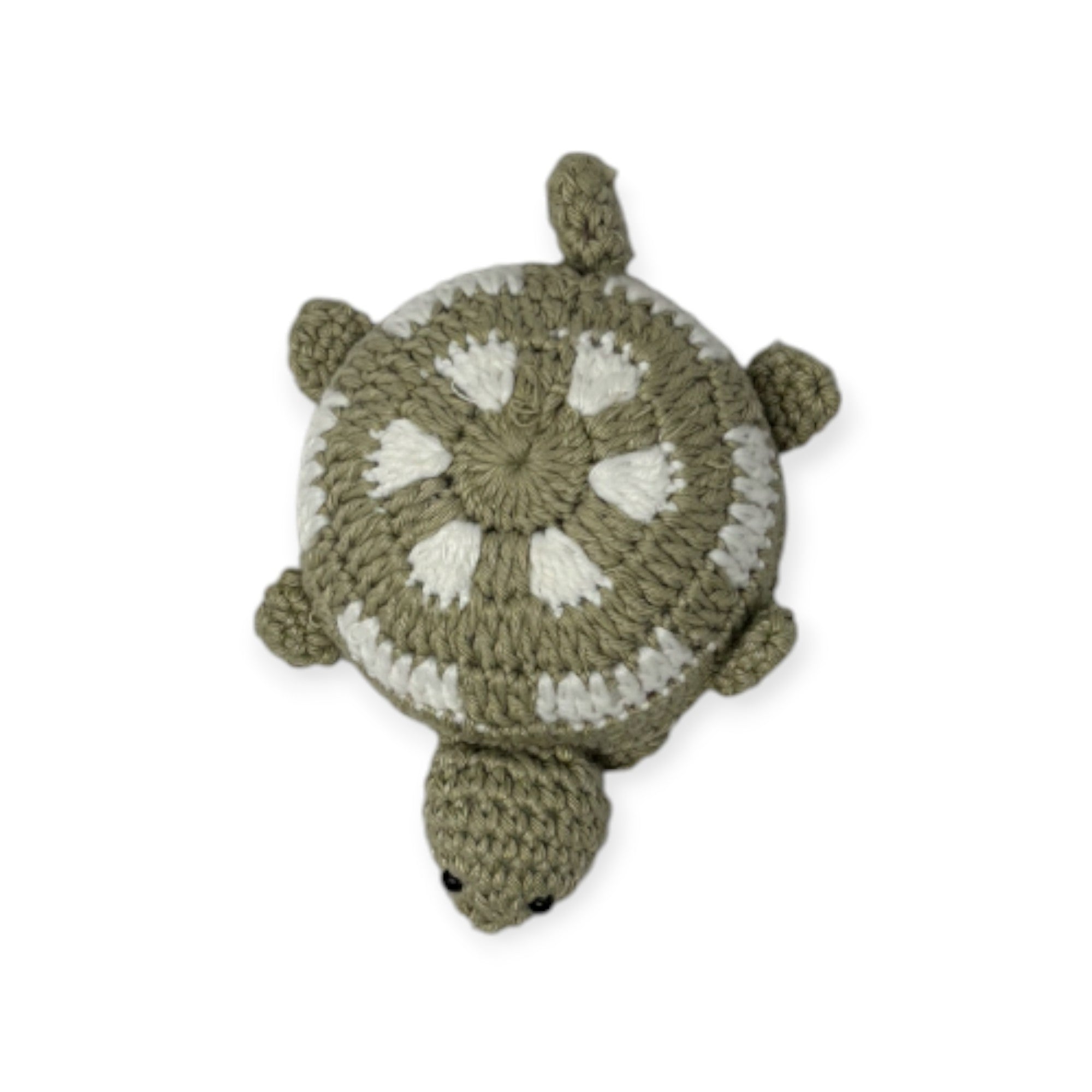 CROCHETED TURTLE MEASURING TAPE