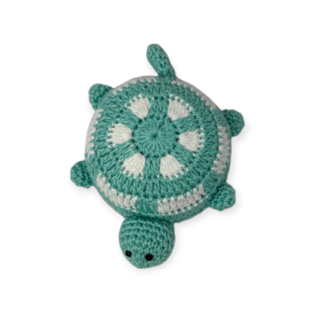 CROCHETED TURTLE MEASURING TAPE