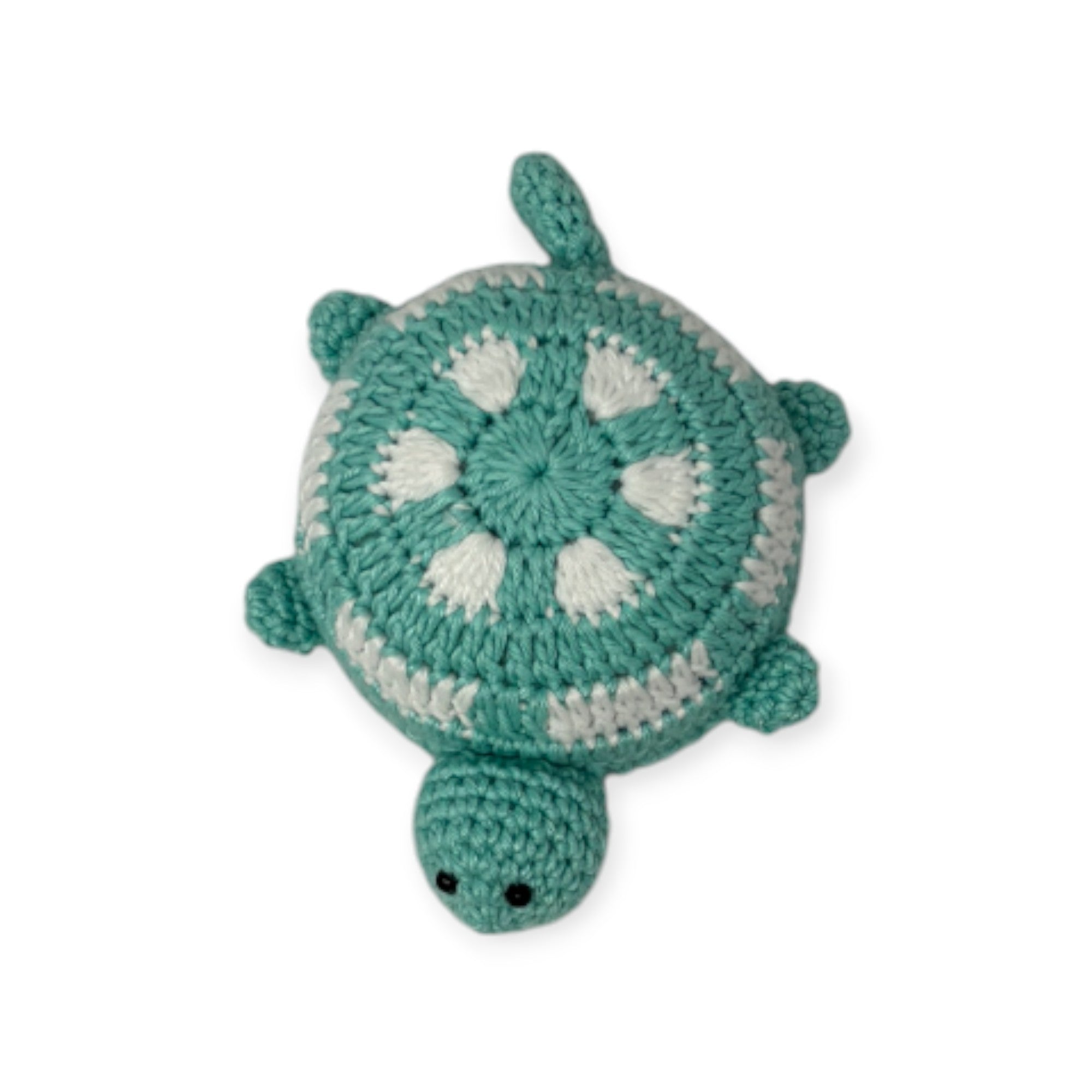 CROCHETED TURTLE MEASURING TAPE