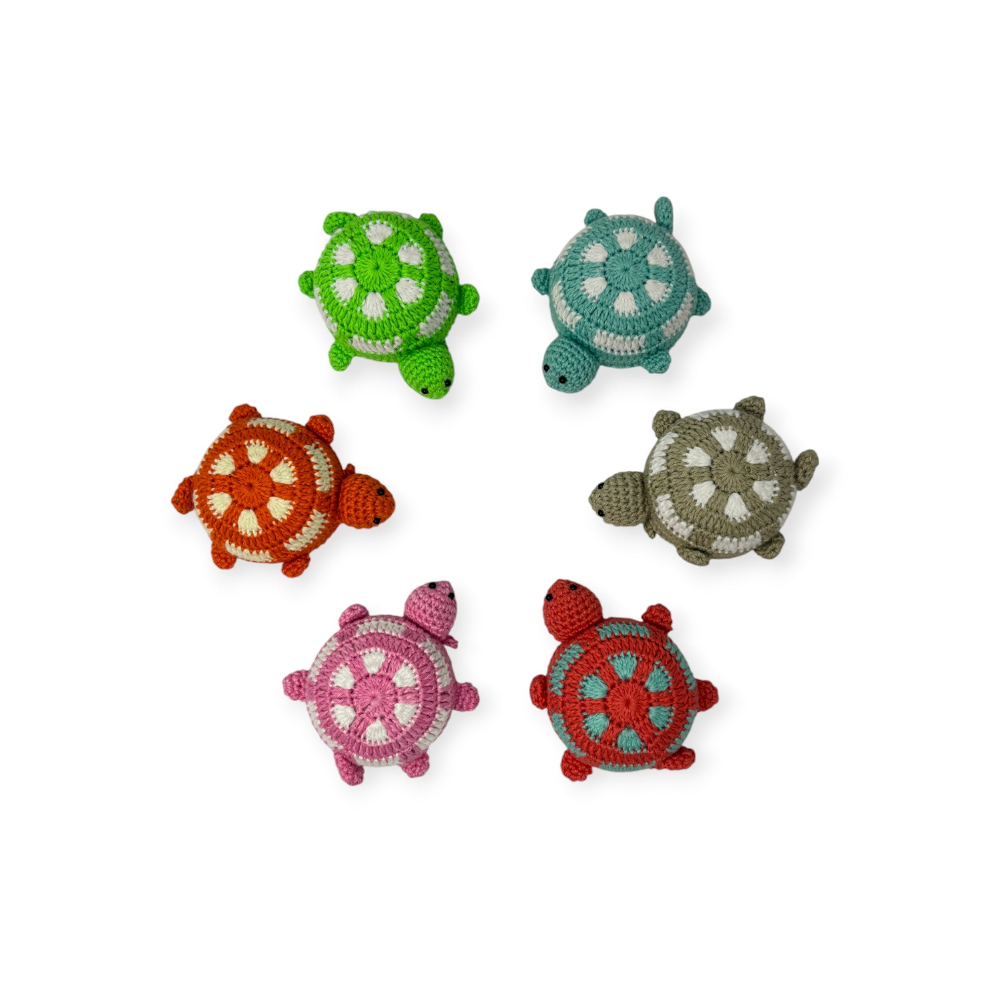 CROCHETED TURTLE MEASURING TAPE