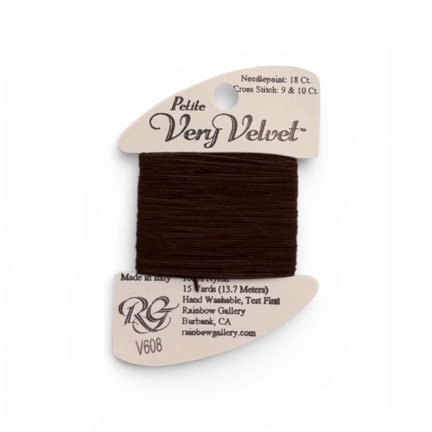 PETITE VERY VELVET V608 DARK BROWN