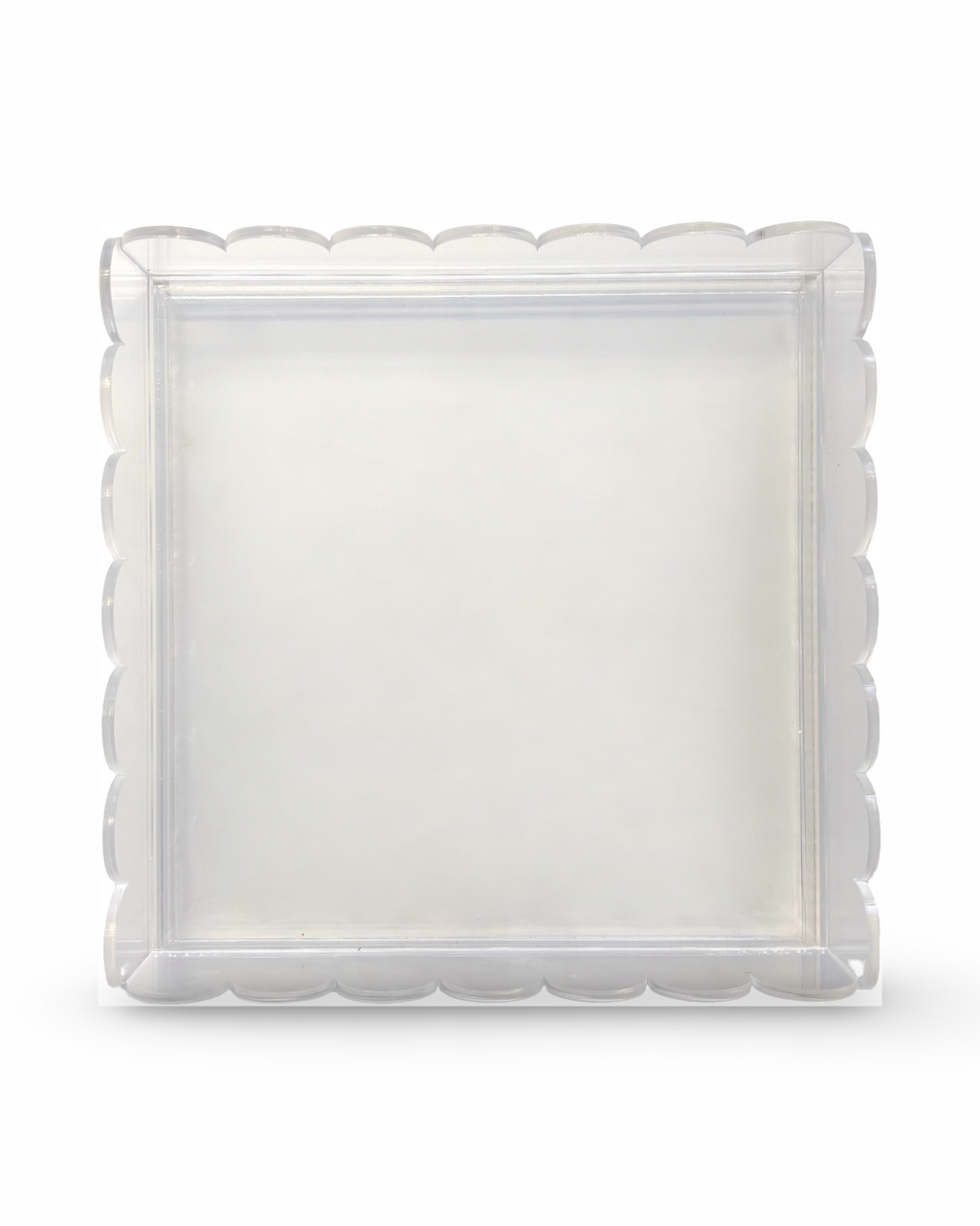 SNBS SCALLOPED ACRYLIC TRAY