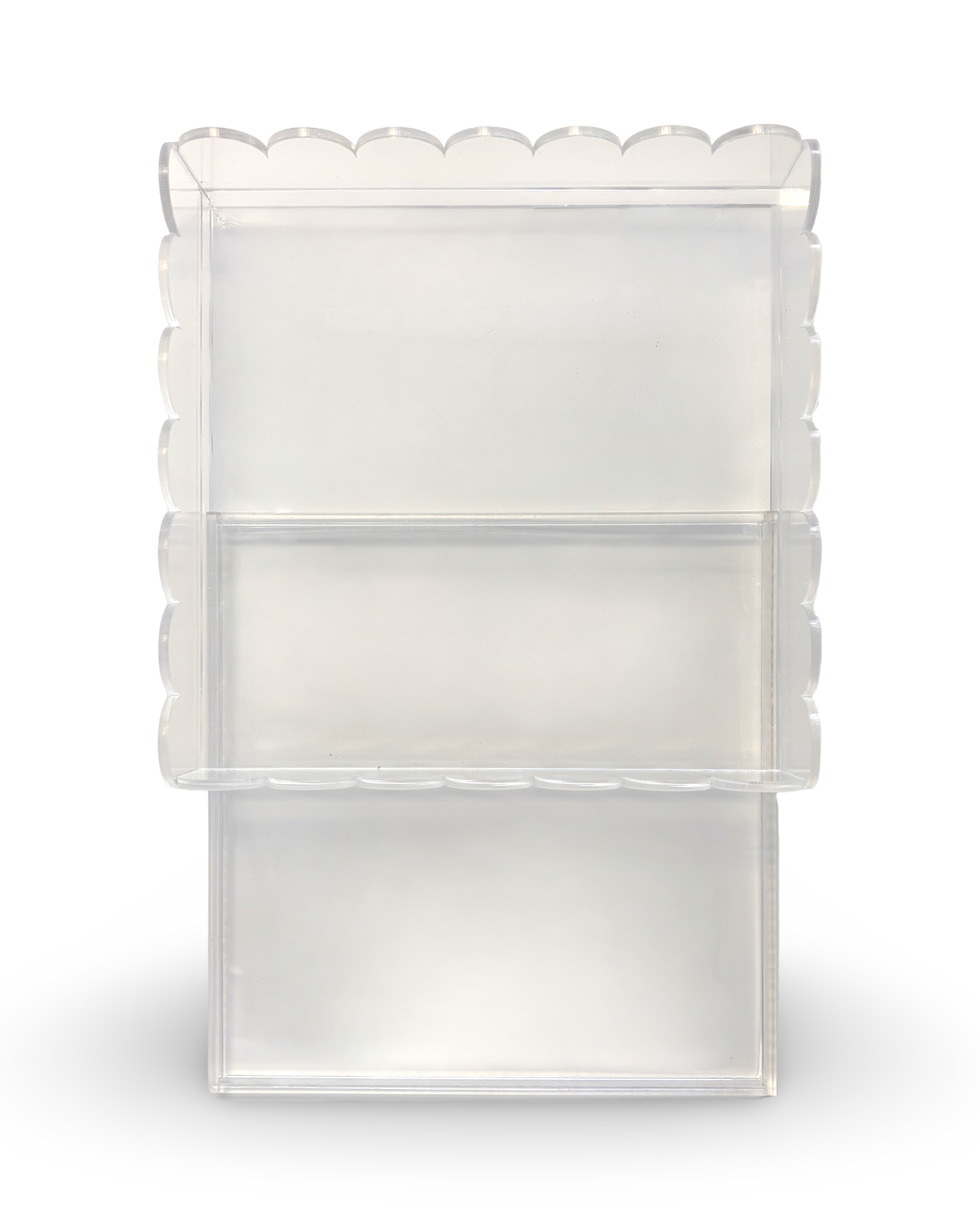 SNBS SCALLOPED ACRYLIC TRAY