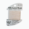 SILK LAME BRAID WHITE LB02