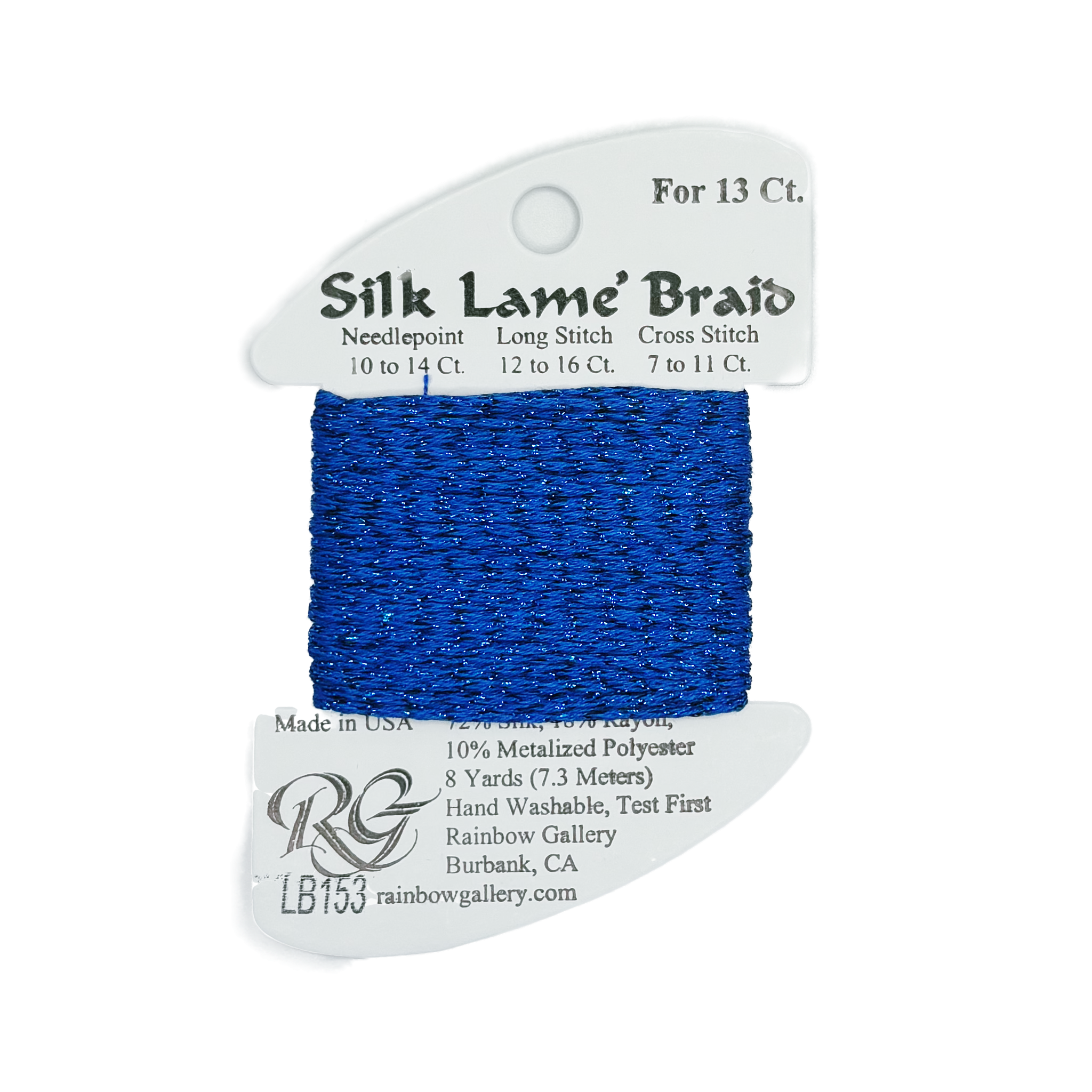 SILK LAME BRAID CLASSIC BLUE LB153