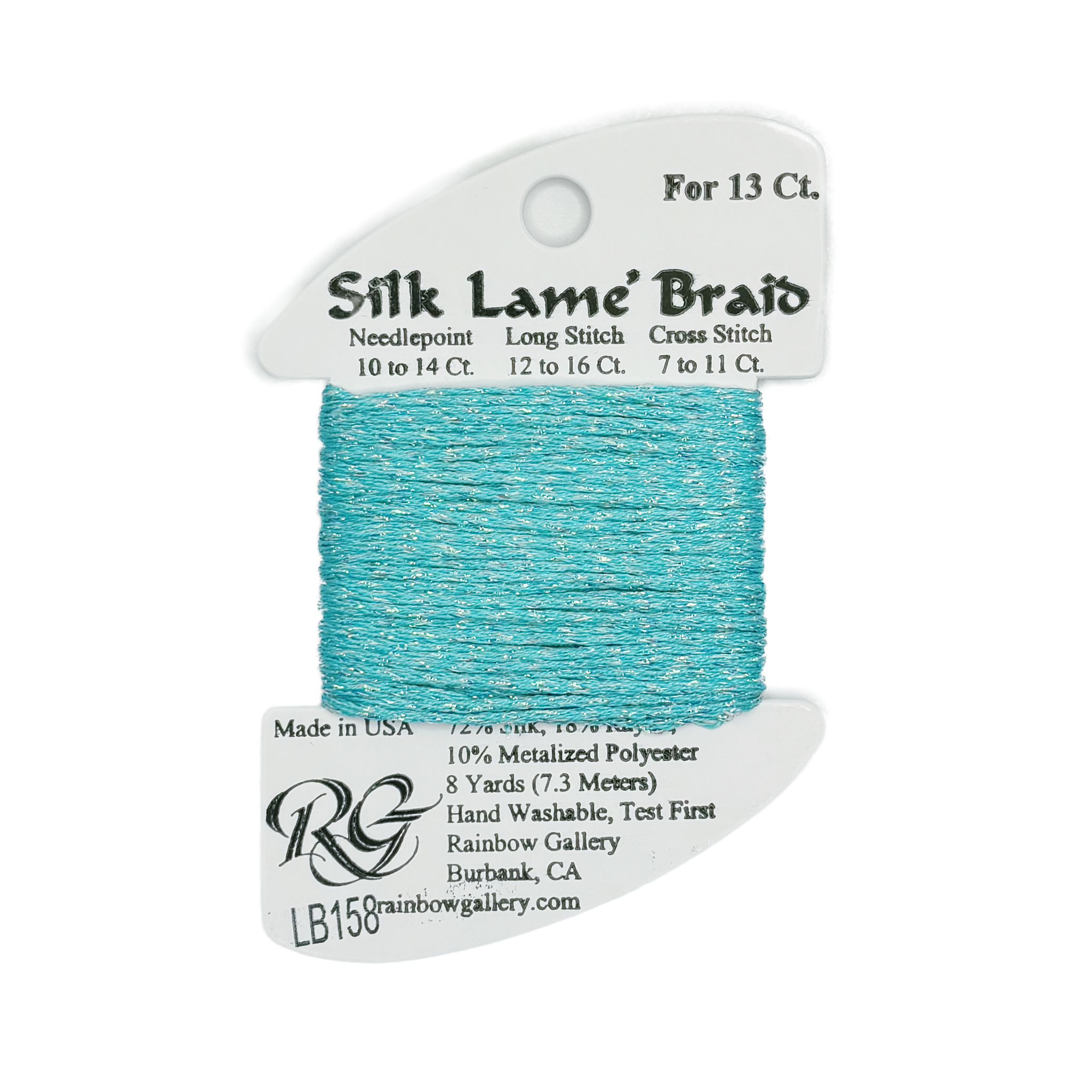 SILK LAME BRAID CAPRI LB158