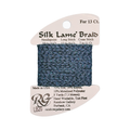 SILK LAME BRAID DARK AZURE BLUE LB20