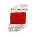 SILK LAME BRAID CORVETTE RED LB218