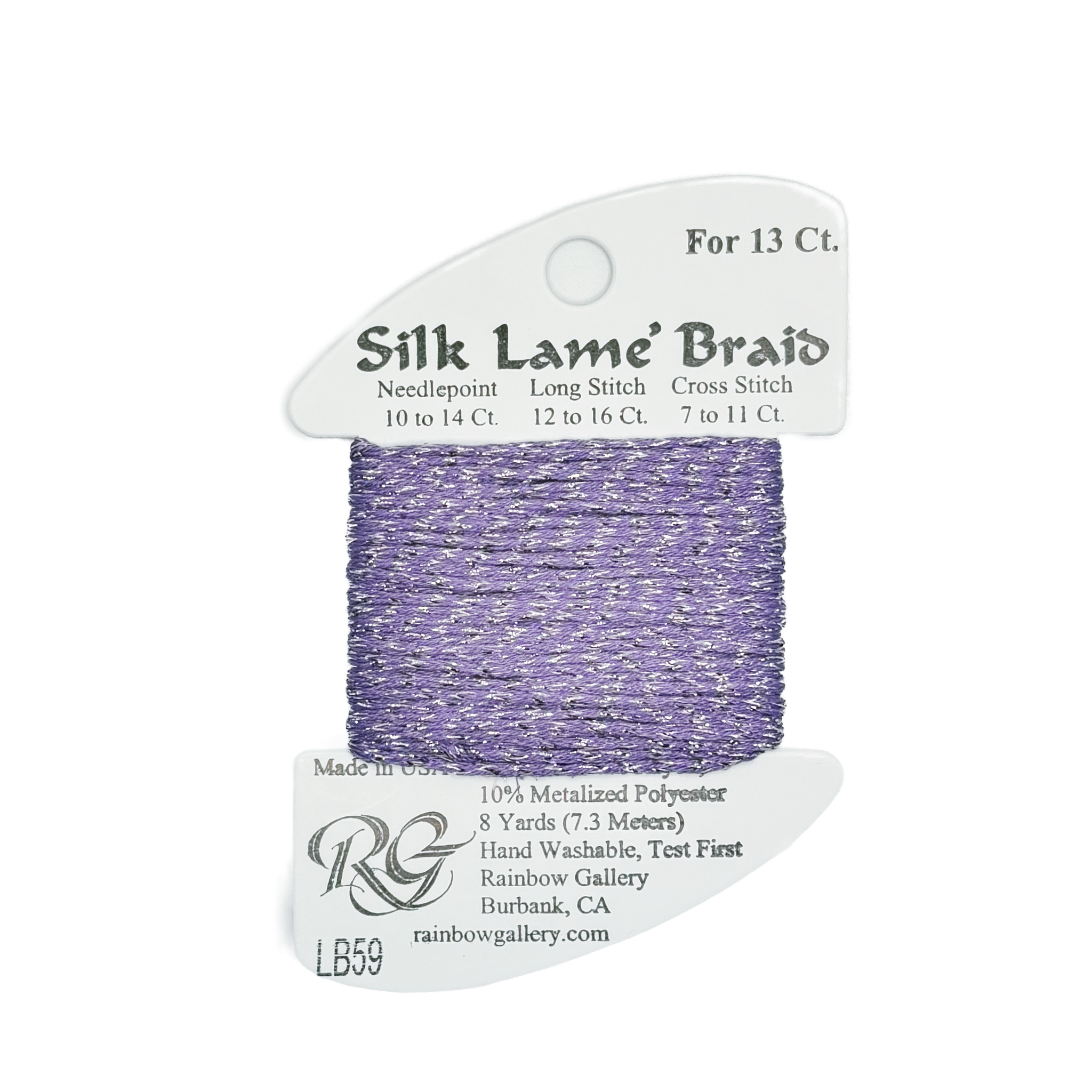 SILK LAME BRAID LILAC LB59