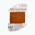 SILK LAME BRAID DARK GOLD LB62