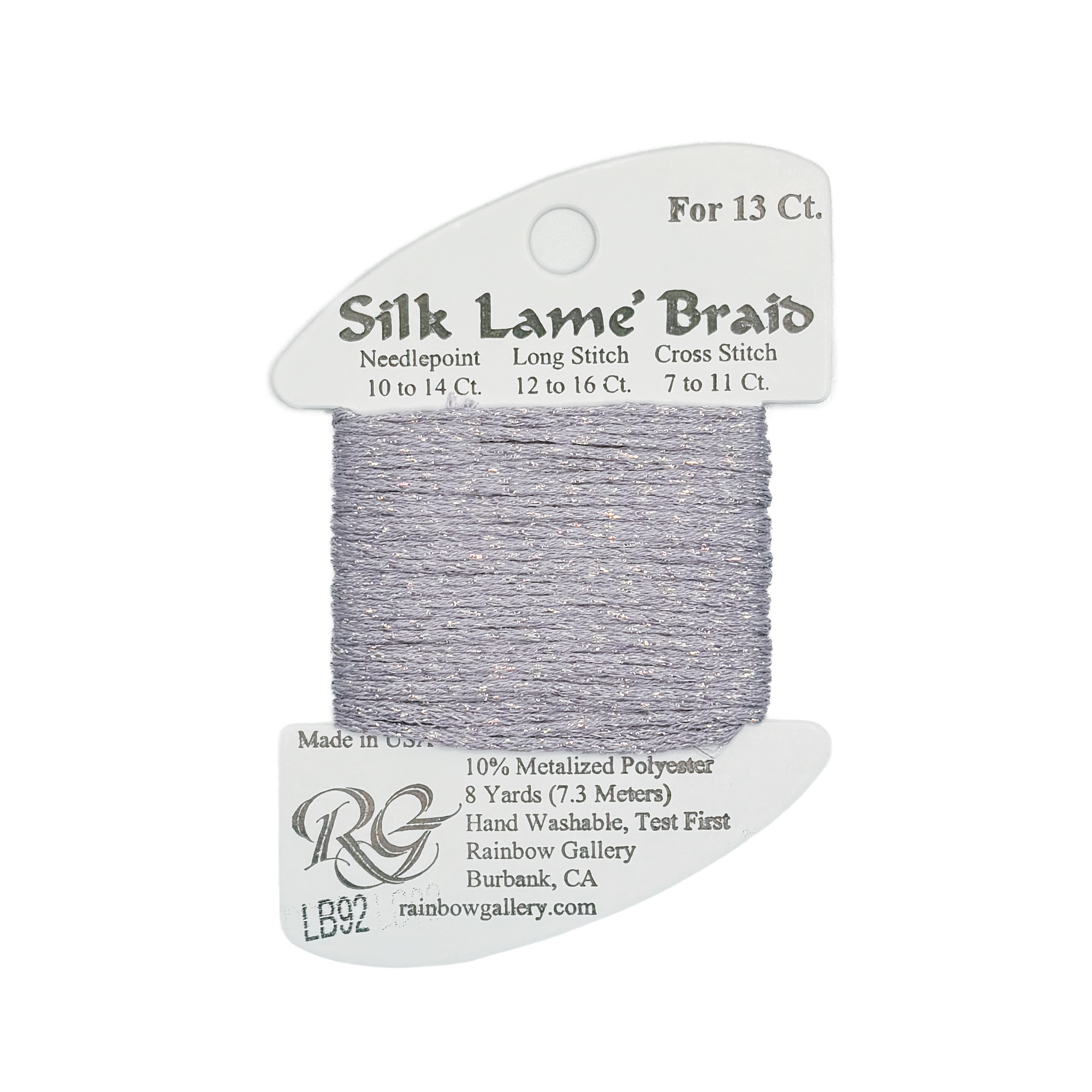 SILK LAME BRAID LITE LILAC LB92