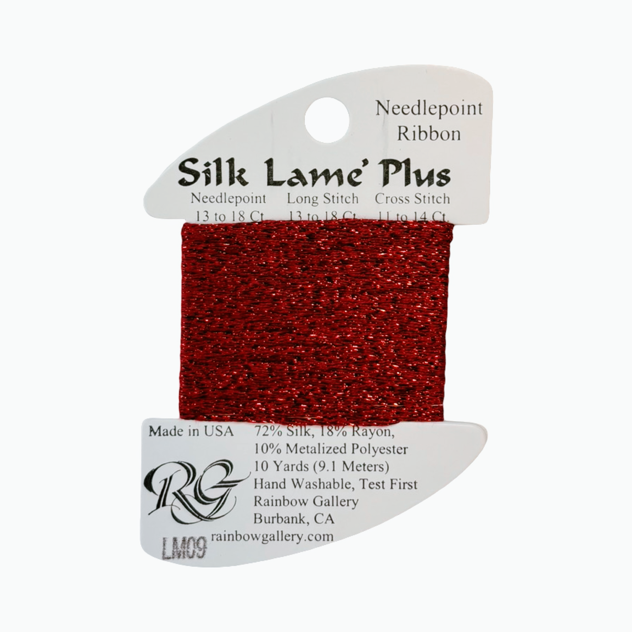 SILK LAME PLUS DARK RED LM09