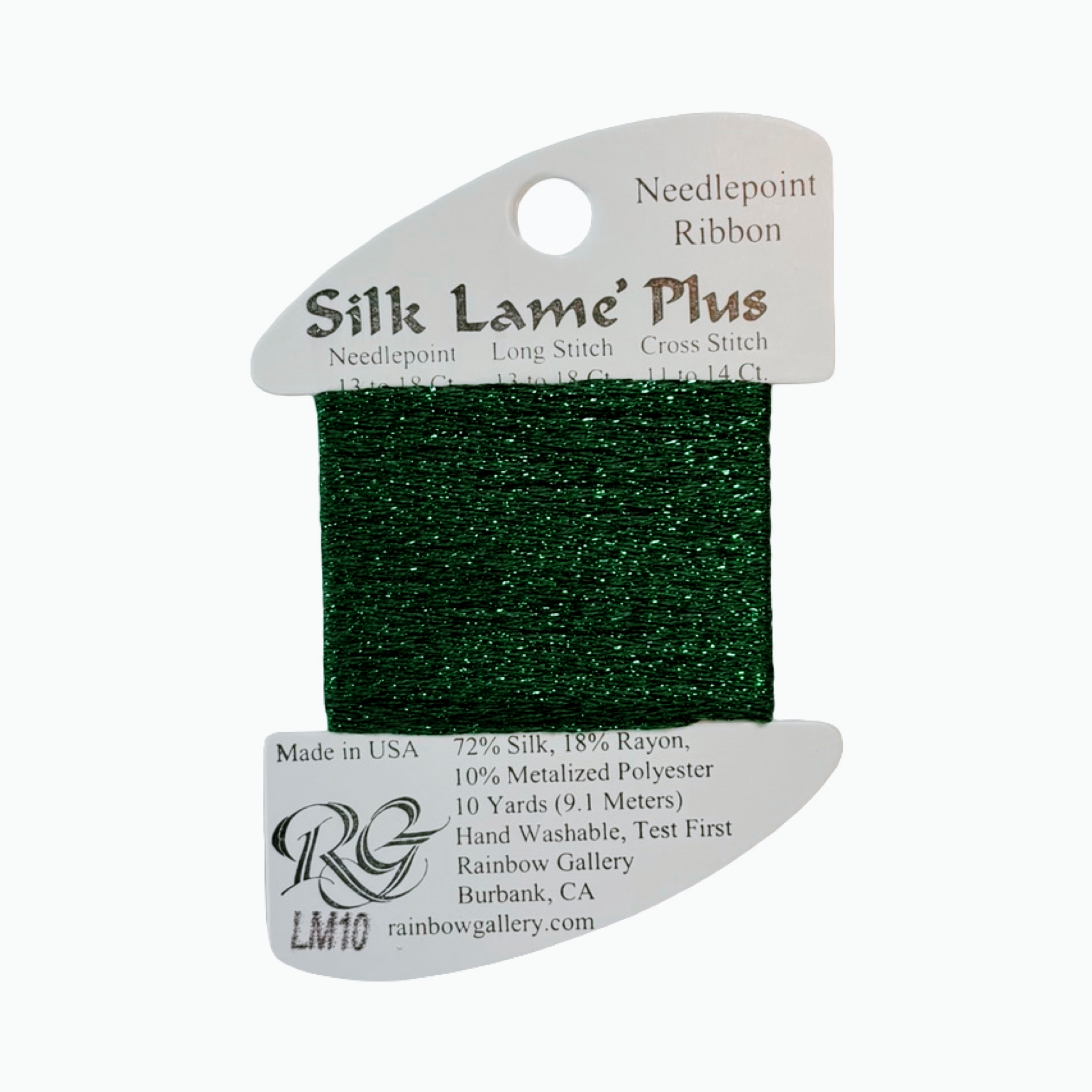 SILK LAME PLUS GREEN LM10