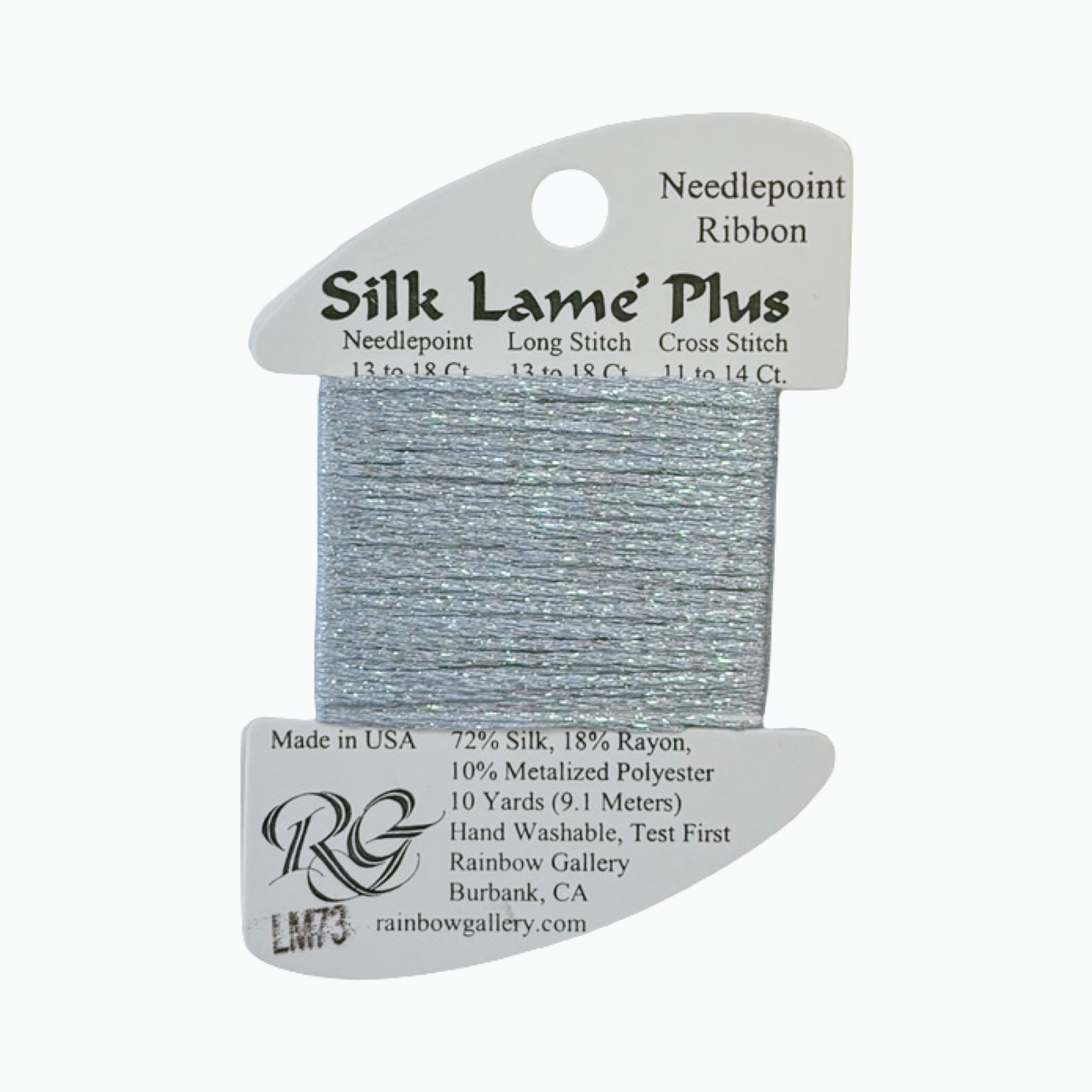 SILK LAME PLUS PALE LAVENDER BLUE LM73