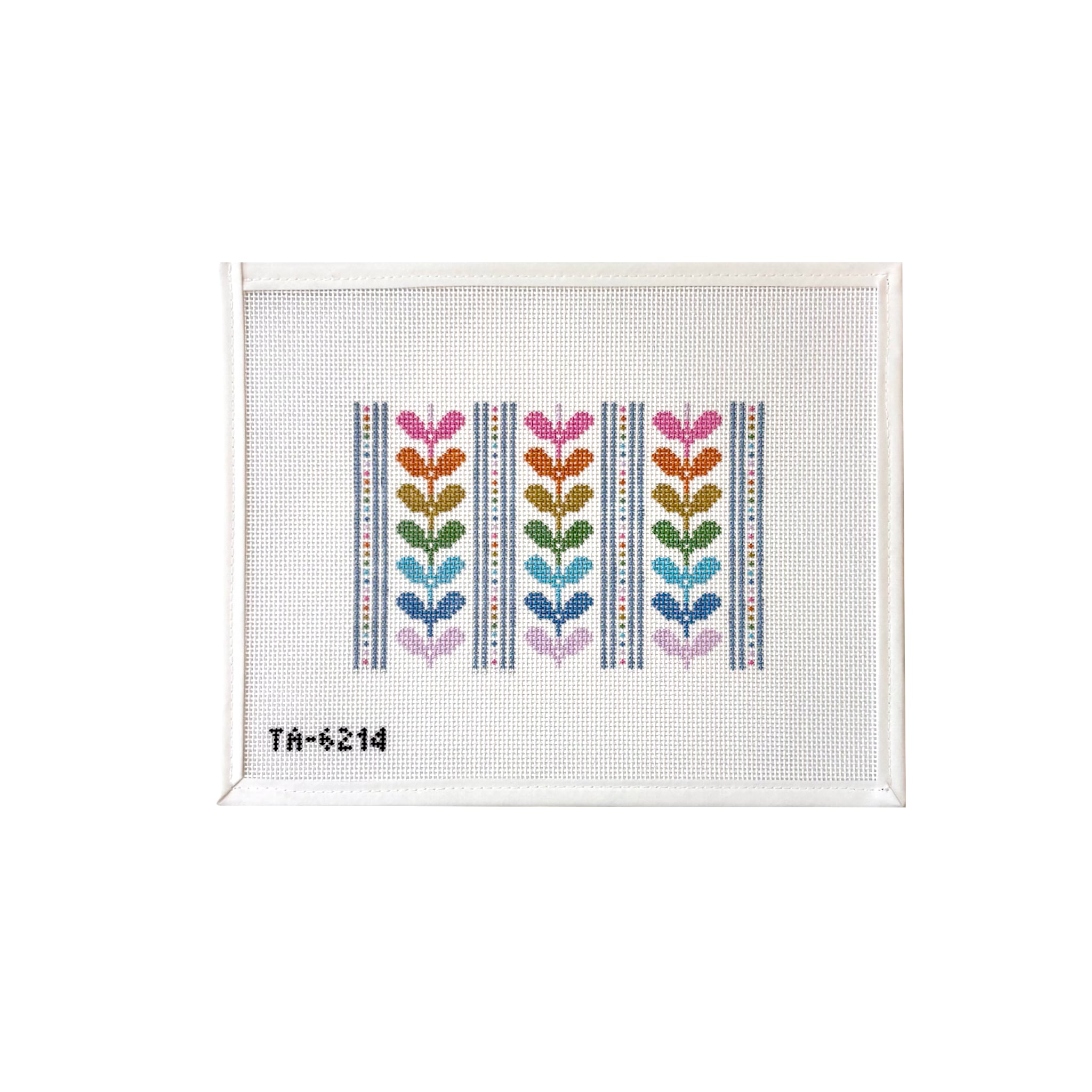 RAINBOW PRINT LEAF CANVAS