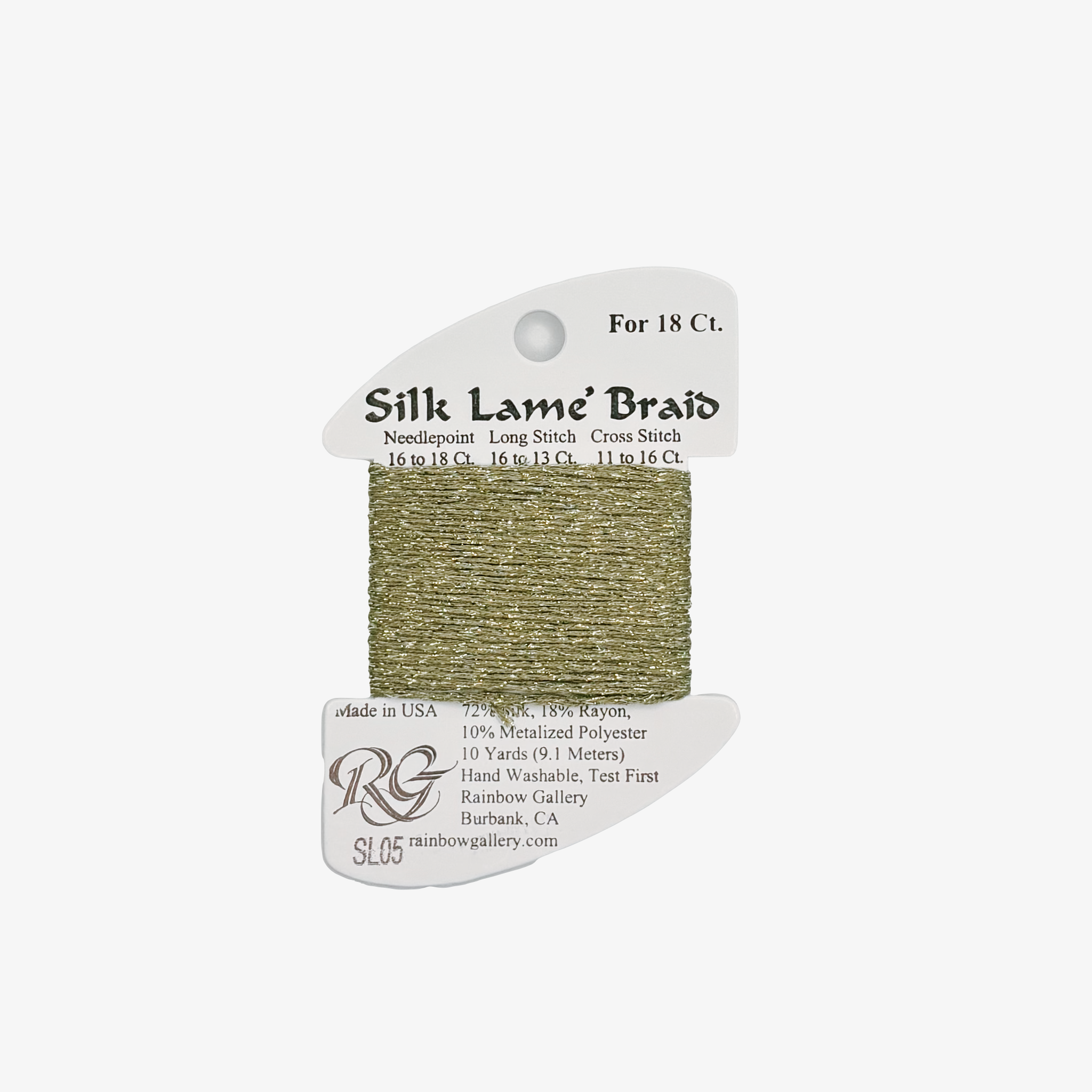 SILK LAME BRAID AVOCADO SL05