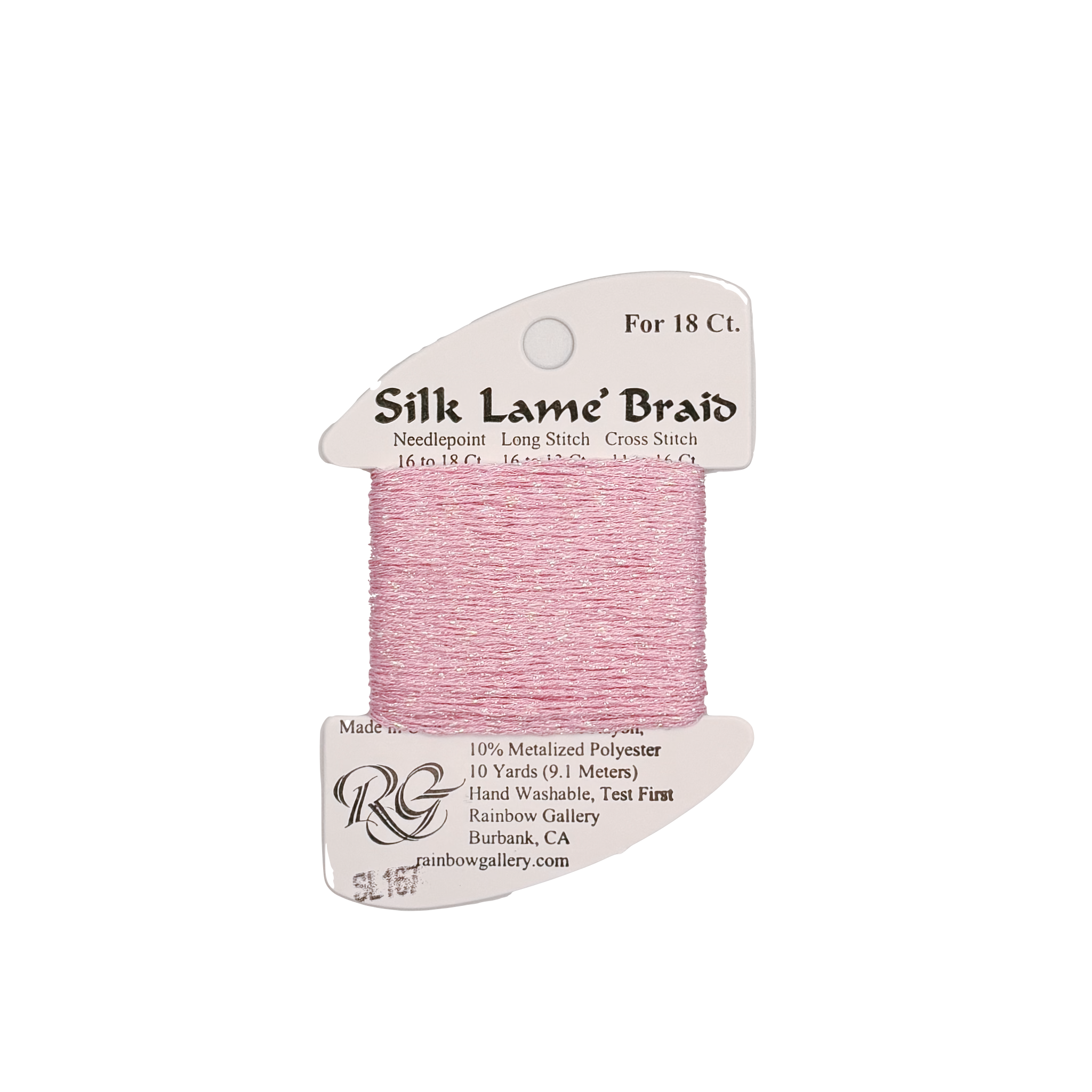 SILK LAME BRAID PINK LADY SL167