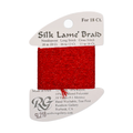 SILK LAME BRAID CORVETTE RED SL218