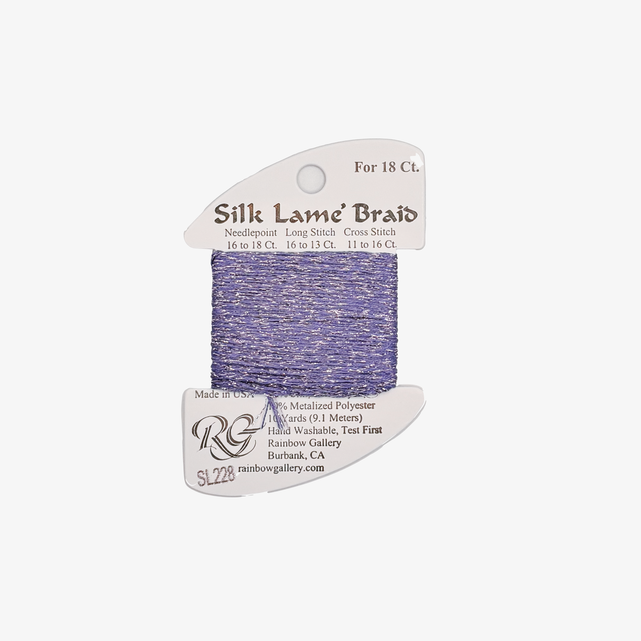 SILK LAME BRAID PASSION FLOWER SL228