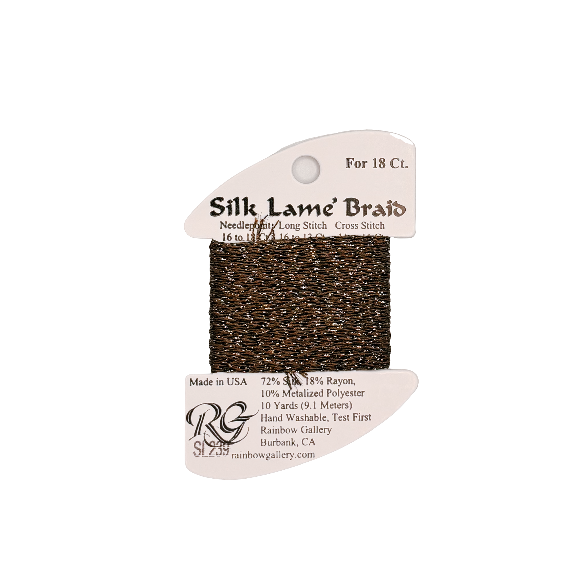 SILK LAME BRAID STONY FIELDS SL239