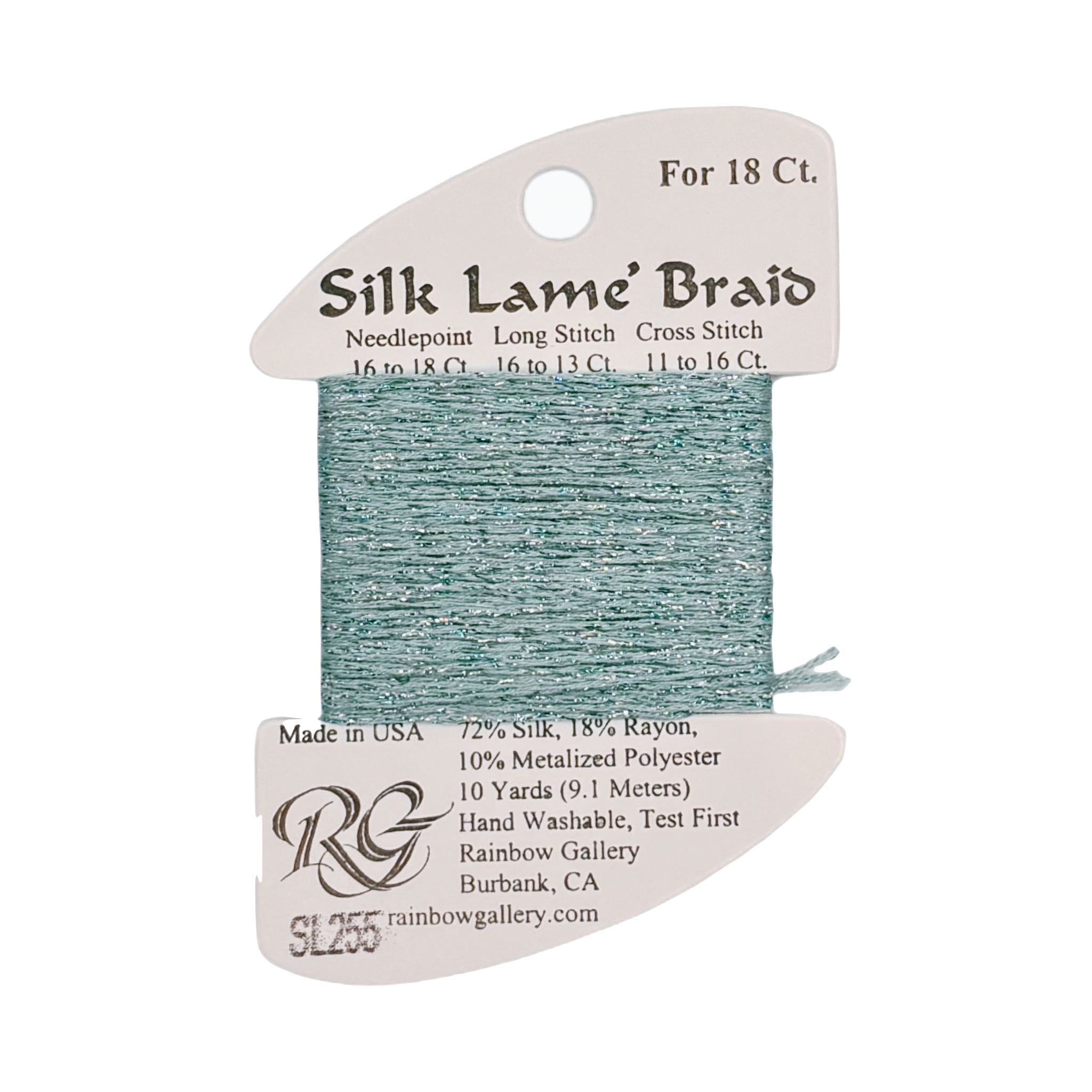 SILK LAME BRAID SEAGLASS SL255