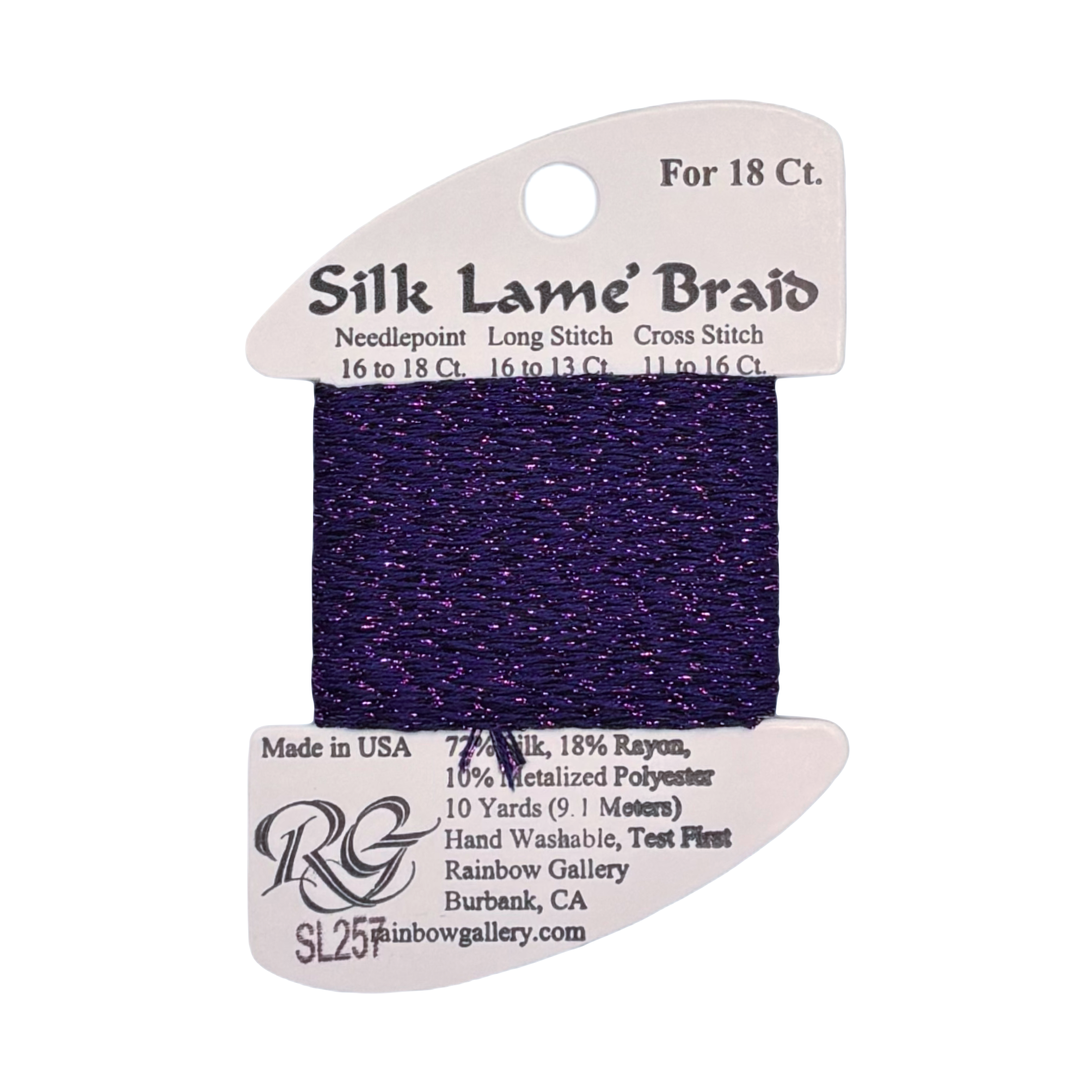 SILK LAME BRAID BOYSENBERR SL257