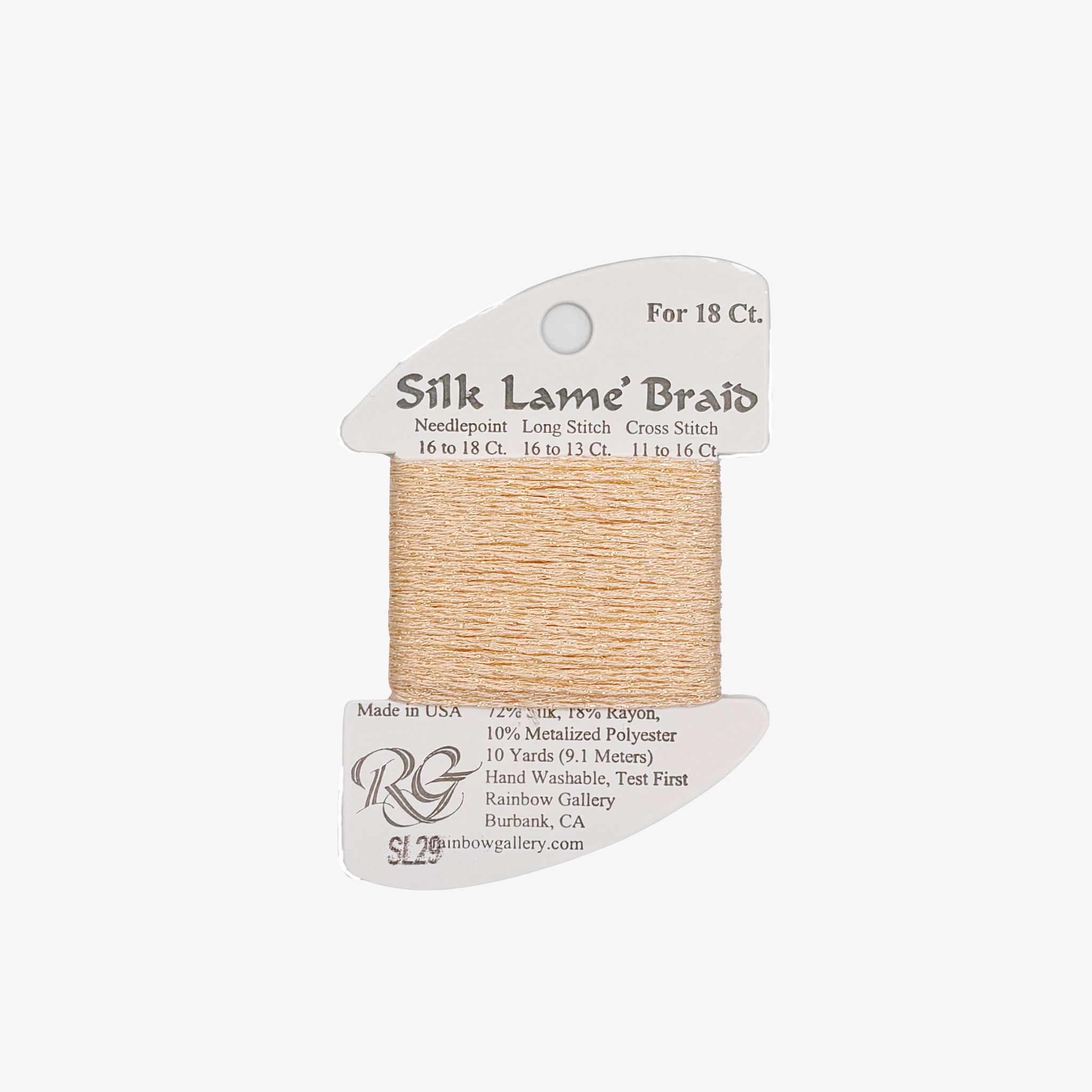 SILK LAME BRAID SOFT CHIFFON SL29