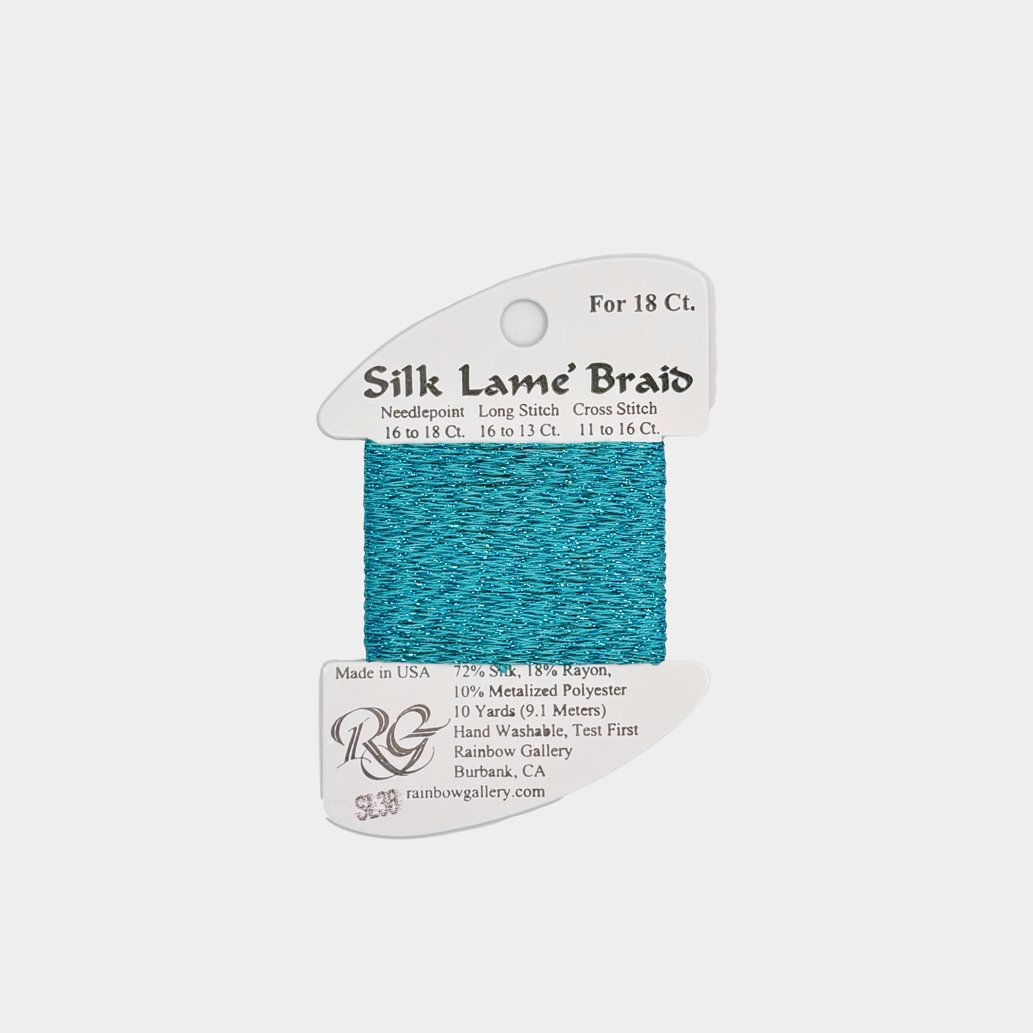 SILK LAME BRAID CARIBBREAN SL38