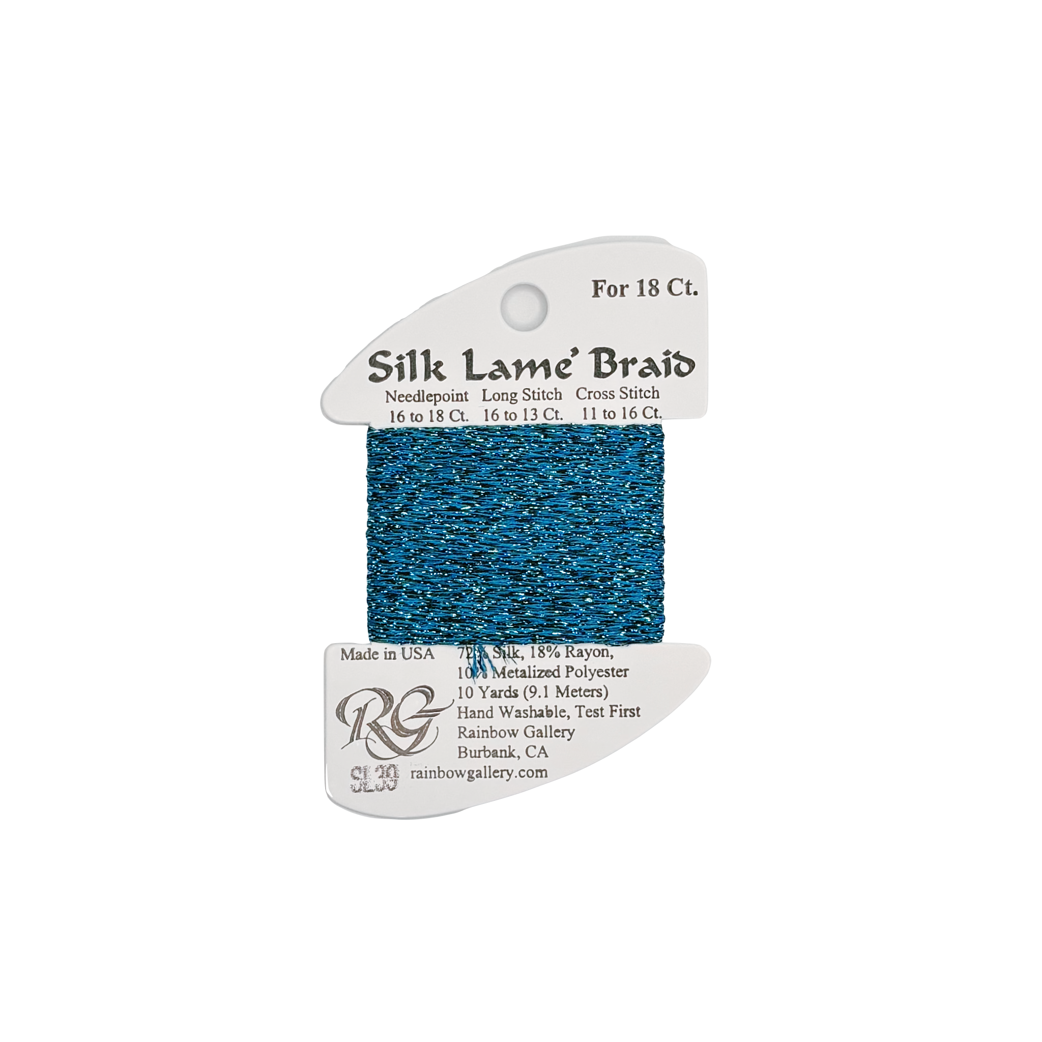 SILK LAME BRAID LAGOON SL39