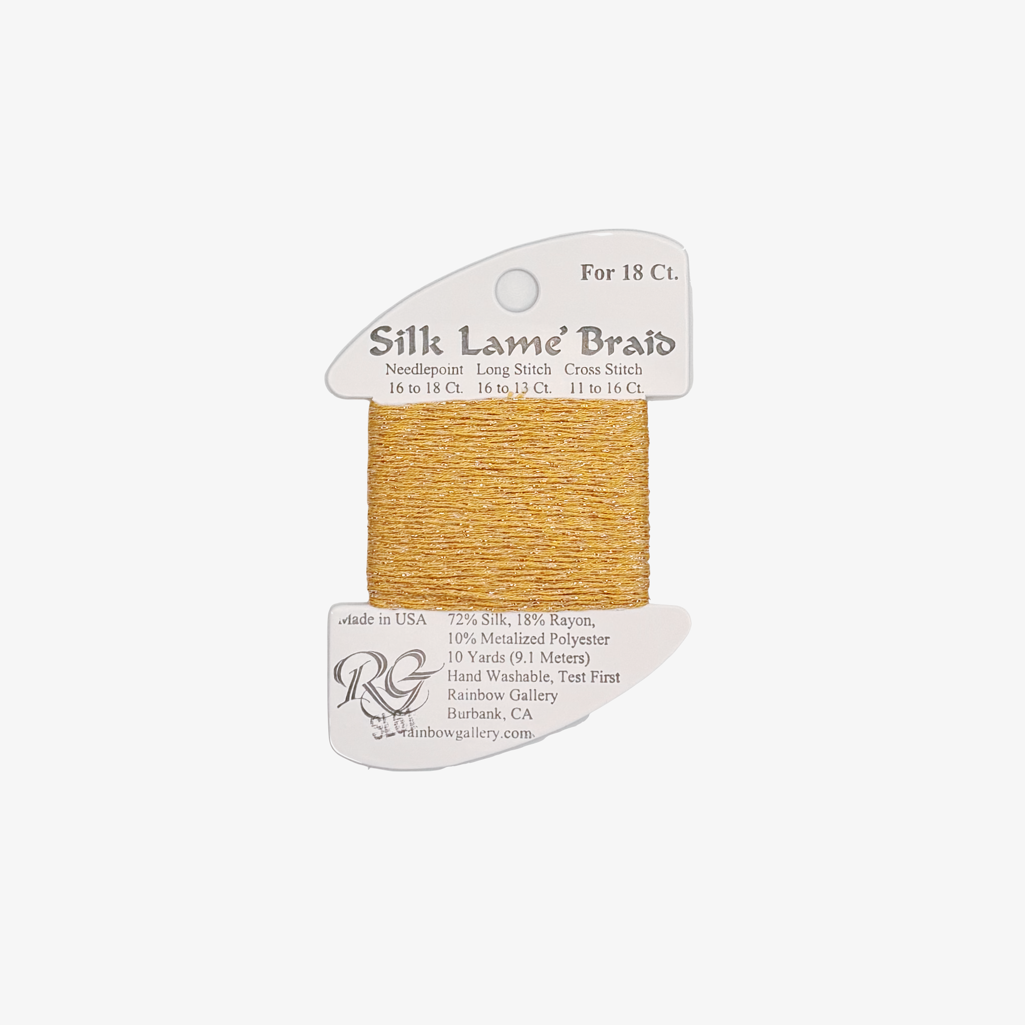 SILK LAME BRAID SAND GOLD SL61