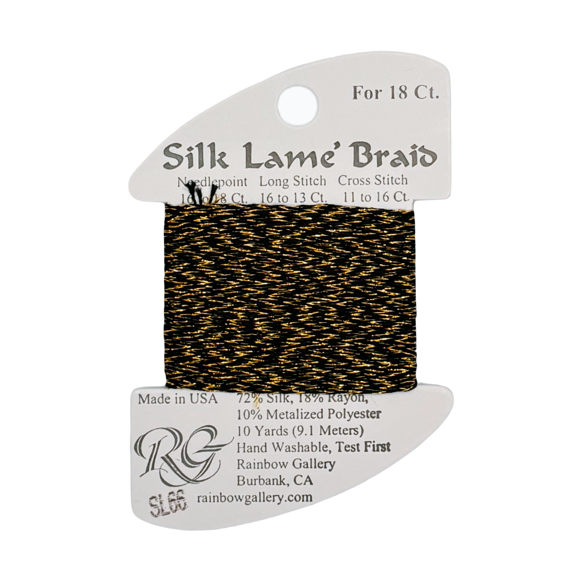 SILK LAME BRAID ANTI GOLD SL66