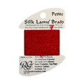 SILK LAME BRAID PETITE RED SP08