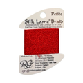 SILK LAME BRAID PETITE CHRISTMAS RED SP144