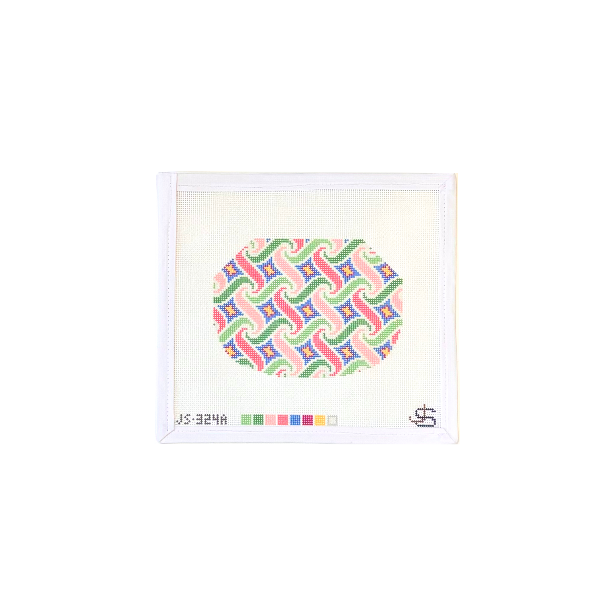 SWIRL KISSLOCK BAG CANVAS