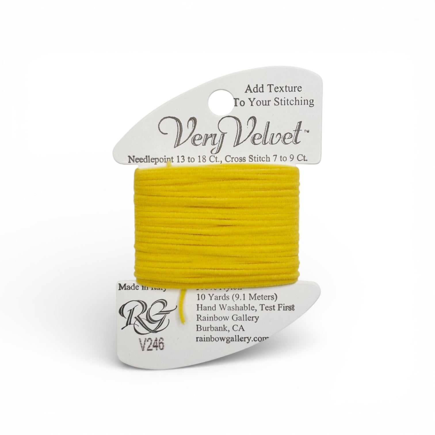 VERY VELVET MEDIUM YELLOW V246