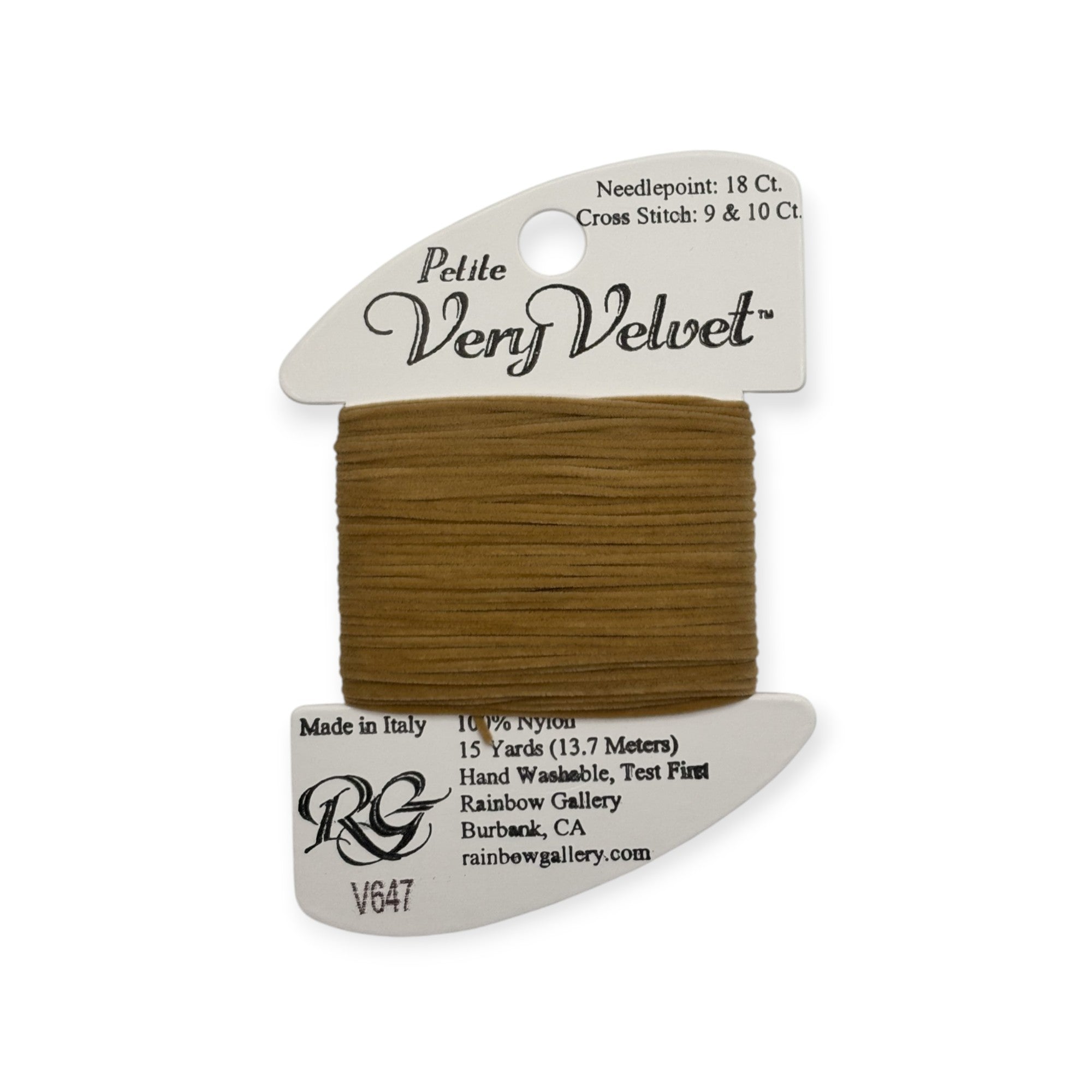 PETITE VERY VELVET MEDIUM BEIGE V647